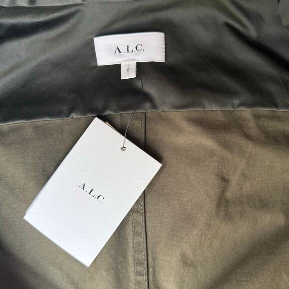 A.L.C. Fallon Green Crop Blazer Jacket Sz 0 - Picture 9 of 9